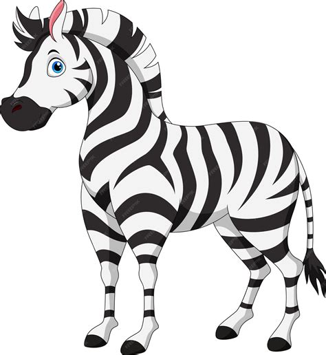 zebra in cartoon